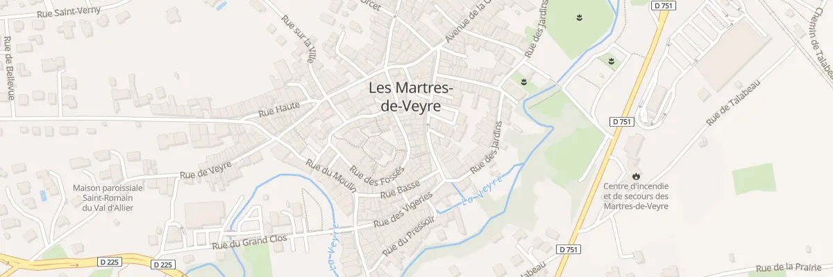 Plan du 31 Rue Porte Fagots aux Martres-de-Veyre