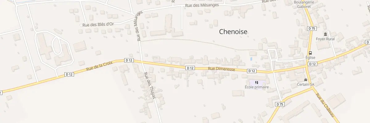 Plan du 34 Rue Dimeresse à Chenoise-Cucharmoy