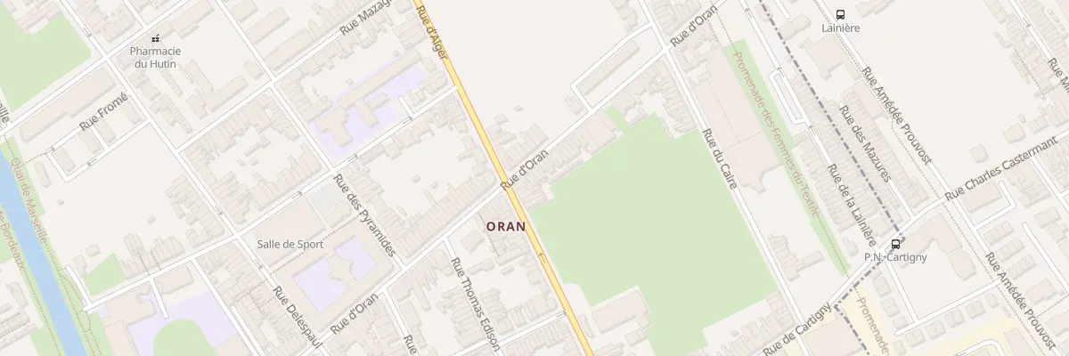 Plan du 132 Rue d’Oran à Roubaix