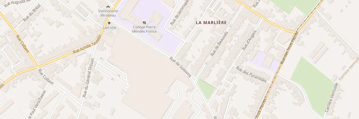 Plan du 95 Rue de Soissons à Tourcoing