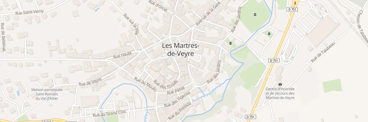 Plan du 23B Rue Porte Fagots aux Martres-de-Veyre