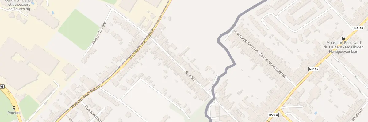 Plan du 42 Rue Six à Wattrelos
