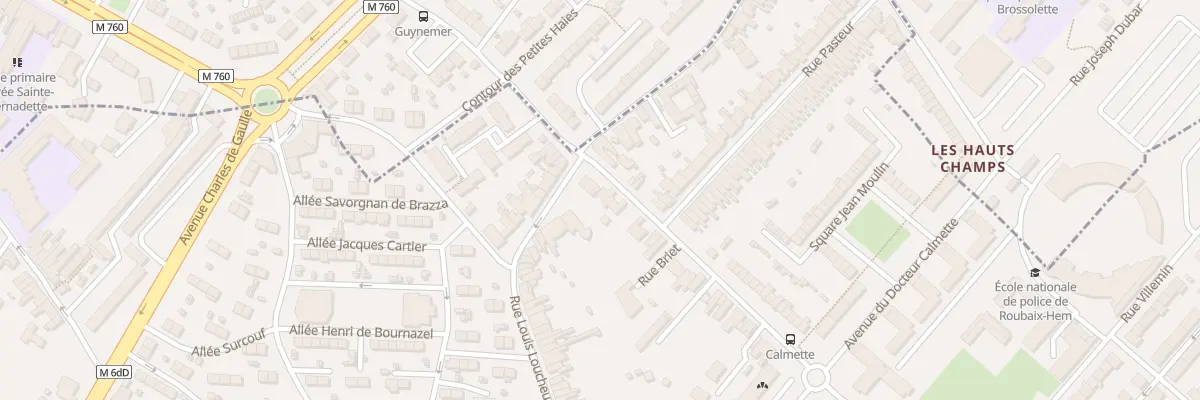 Plan du 37 Rue Briet à Hem