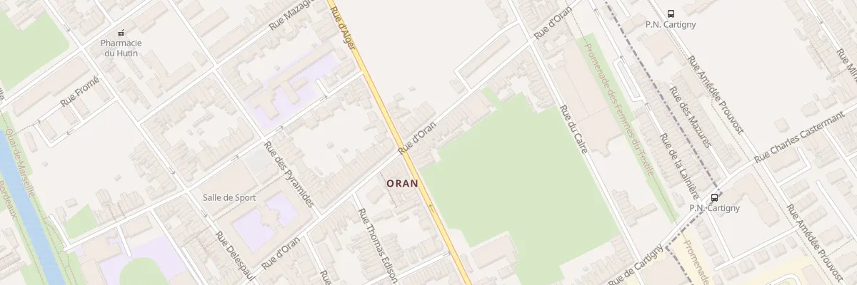Plan du 134 Rue d’Oran à Roubaix