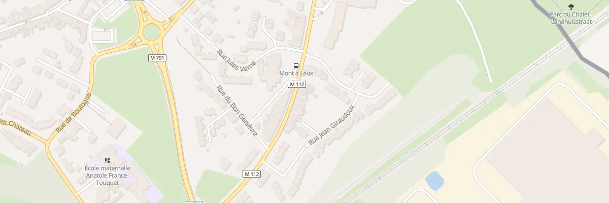 Plan du 390 Rue du Mont-à-Leux à Wattrelos