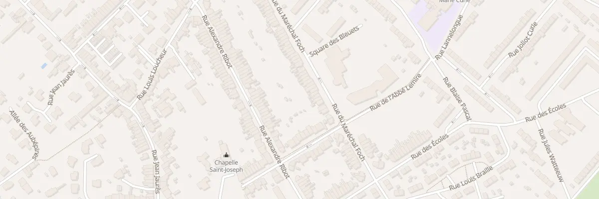 Plan du 35 Rue du Marechal Foch à Hem