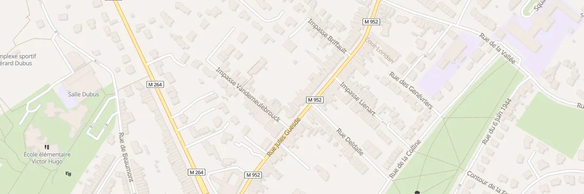Plan du 85 Rue Jules Guesde à Hem