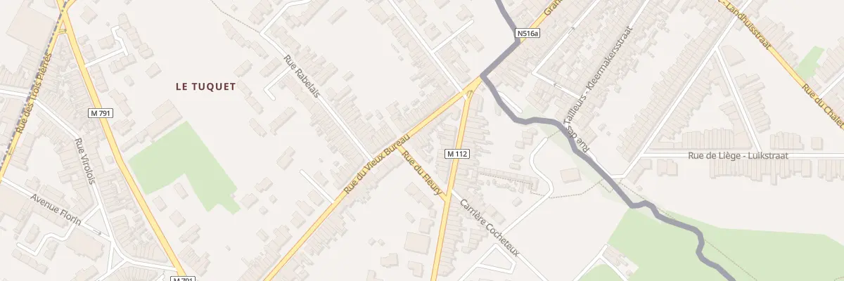 Plan du 110 Rue du Vieux Bureau à Wattrelos