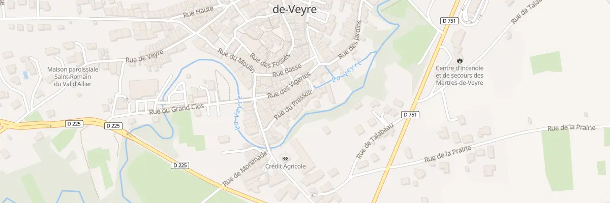 Plan du 9 Rue du Pressoir aux Martres-de-Veyre