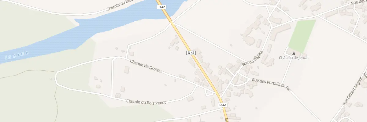 Plan du 6 Rue Grande Rue à Jenzat