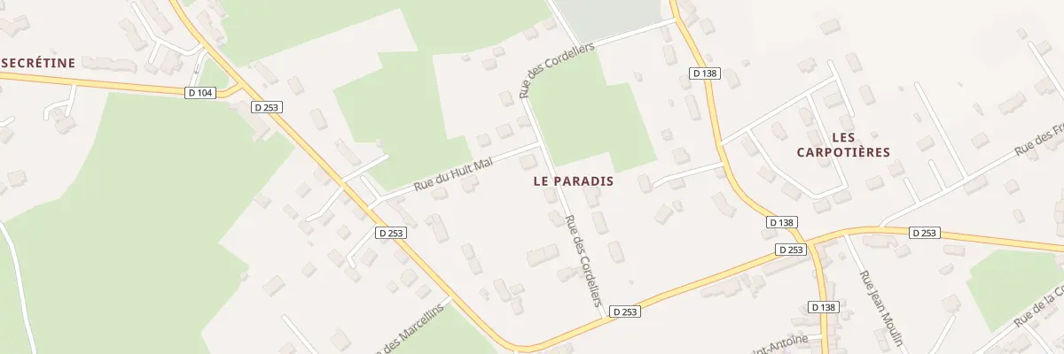 Plan du 6 Rue du Huit Mai 1945 à Souvigny