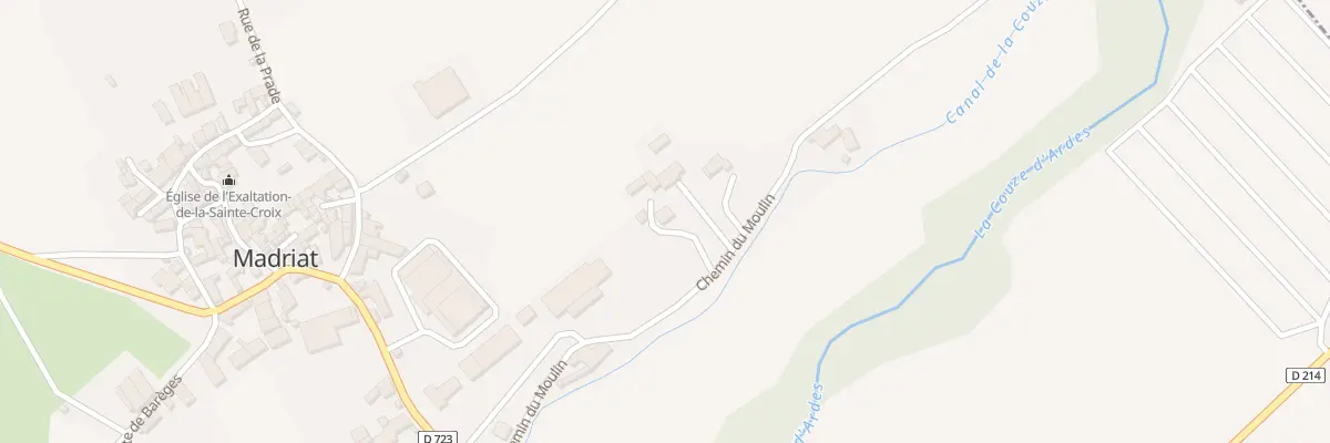 Plan du 5102 Les Varennes à Madriat