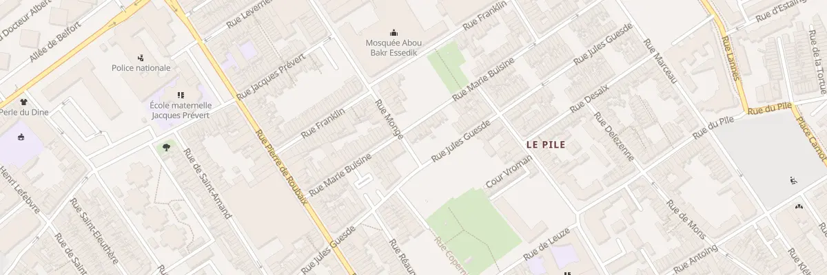 Plan du 48 Rue Marie Buisine à Roubaix