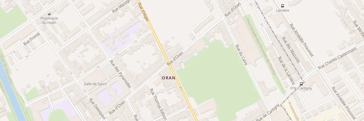 Plan du 136 Rue d’Oran à Roubaix