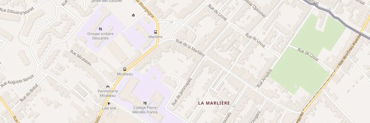 Plan du 22 Rue de la Marlière à Tourcoing
