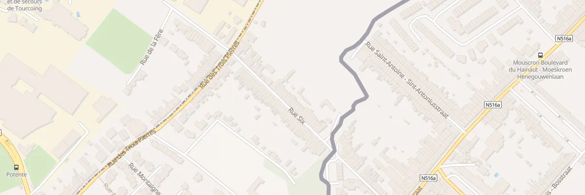 Plan du 36 Rue Six à Wattrelos