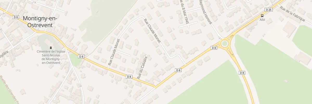 Plan du 99 Rue Claude Monet à Montigny-en-Ostrevent