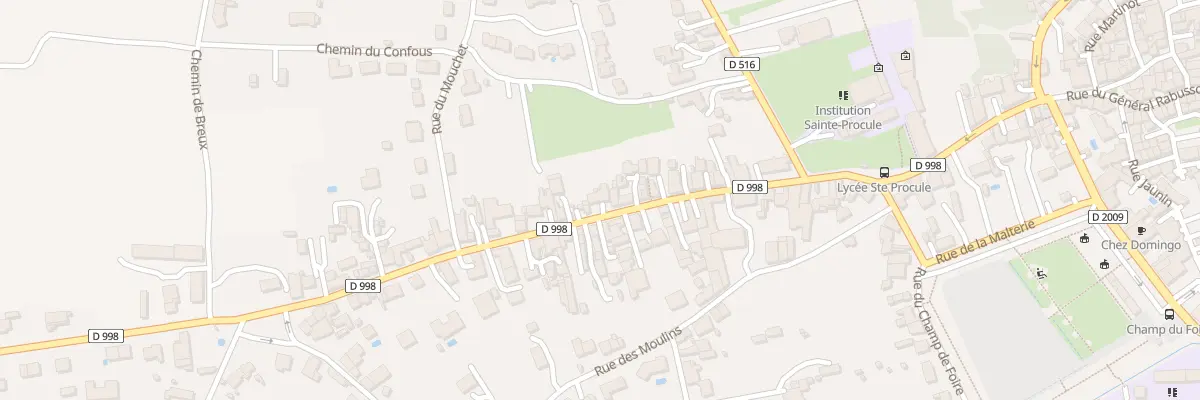 Plan du 32 Rue des Jonchères à Gannat