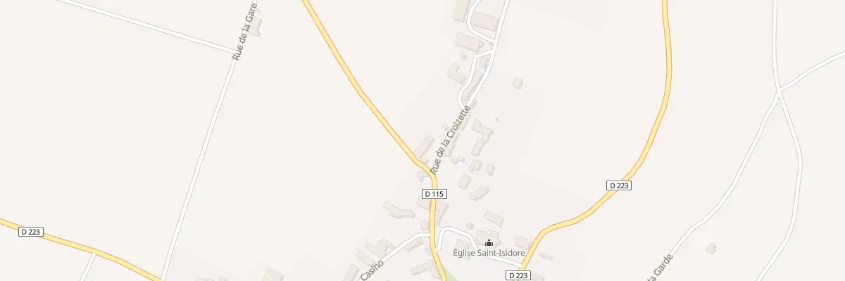 Plan du 1 Rue de la Croizette à Ussel-d’Allier