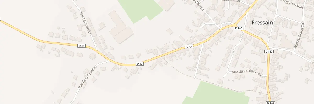 Plan du 195 Rue de la Fontaine à Fressain