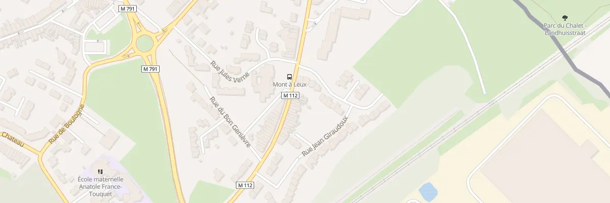 Plan du 400 Rue du Mont-à-Leux à Wattrelos