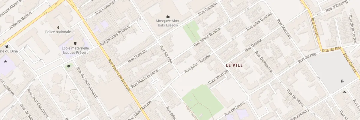 Plan du 52 Rue Marie Buisine à Roubaix