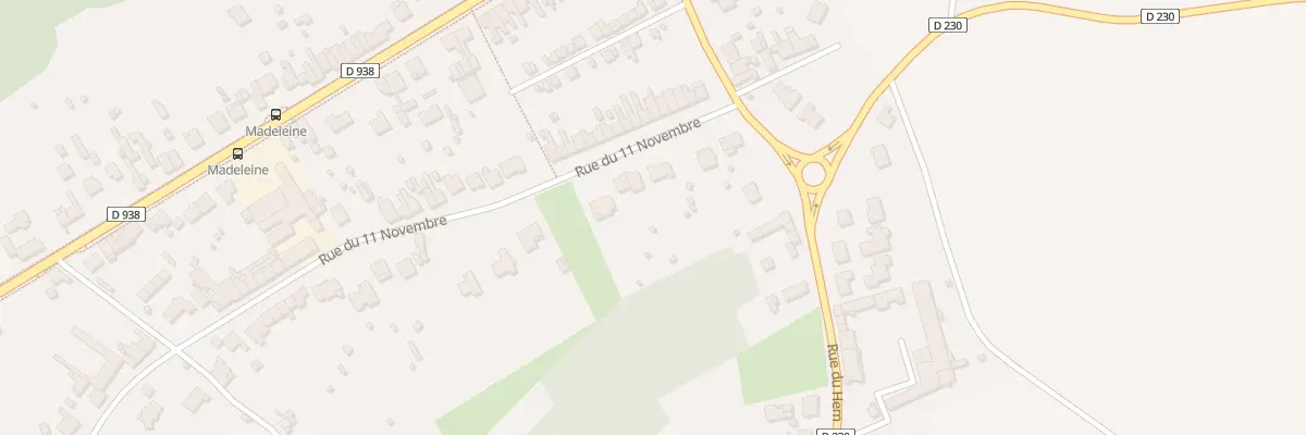 Plan du 110 Rue du Onze Novembre à Flines-lez-Raches