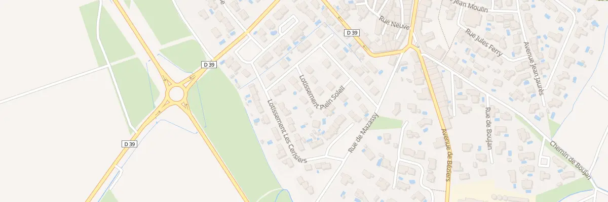 Plan du 14 Rue Lot Plein Soleil à Corneilhan