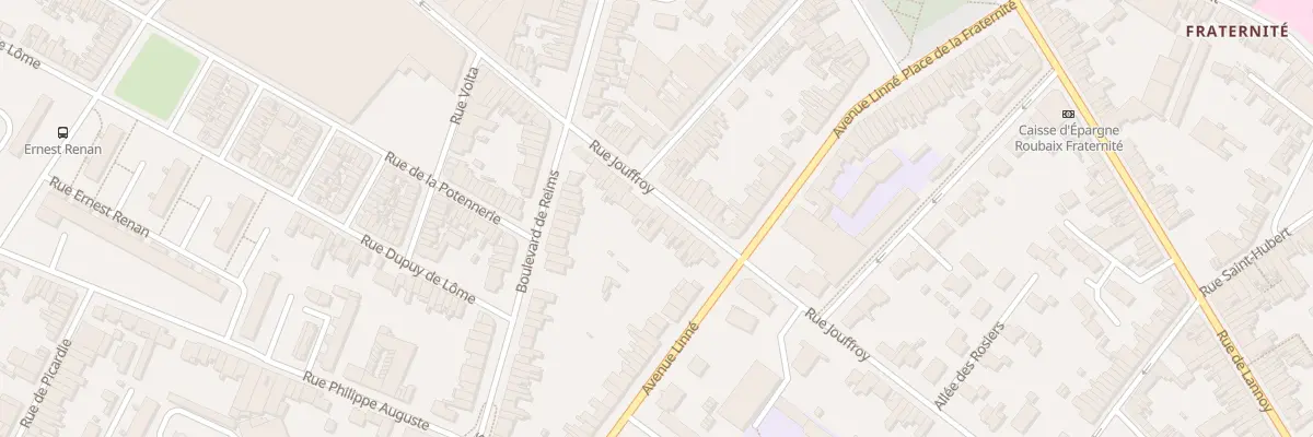 Plan du 218 Rue Jouffroy à Roubaix