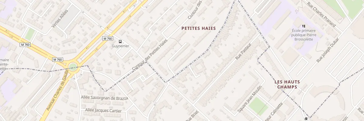 Plan du 130 Rue du Bas Voisinage à Roubaix