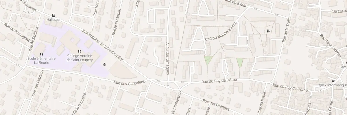 Plan du 6 All des Limagnes à Lempdes