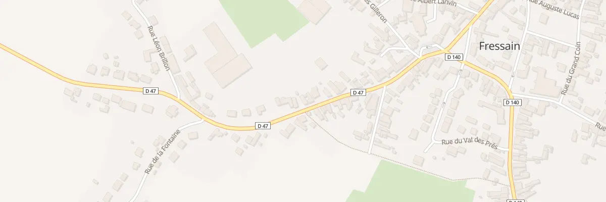 Plan du 187 Rue de la Fontaine à Fressain
