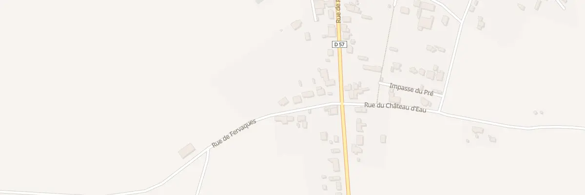 Plan du 6 Rue de Fervaques à Villeret