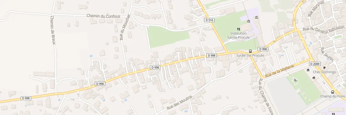 Plan du 30B Rue des Jonchères à Gannat