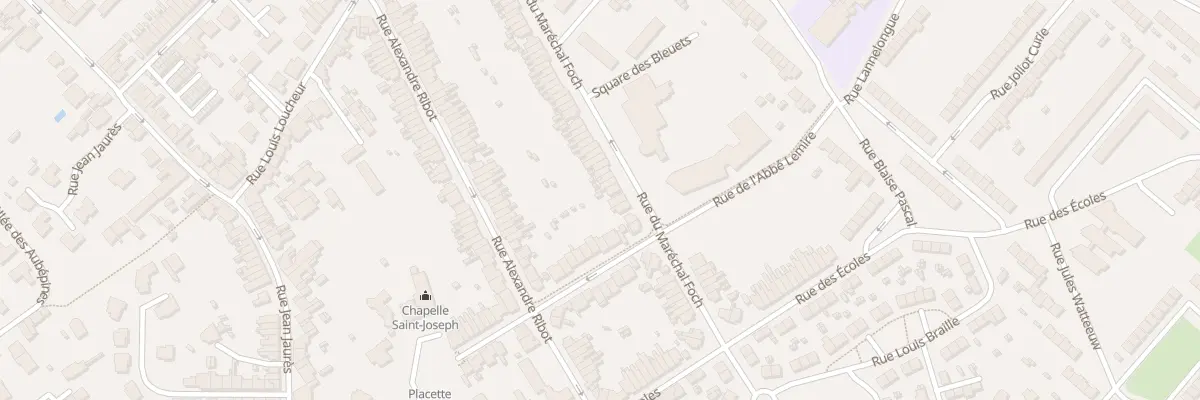Plan du 27 Rue du Marechal Foch à Hem