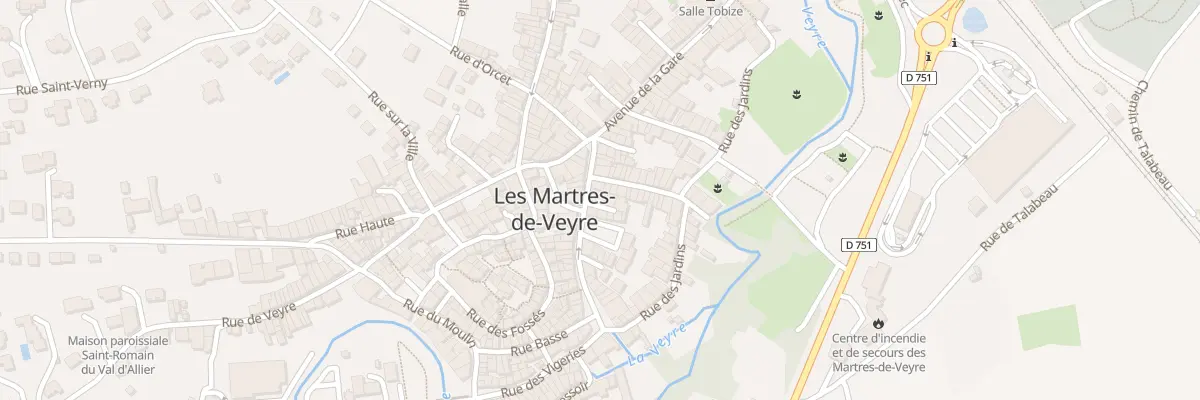 Plan du 13 Rue de l’Ancienne Poste aux Martres-de-Veyre