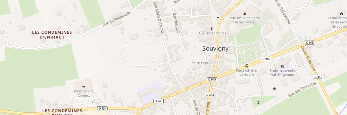 Plan du 6 Rue Maris Delaume à Souvigny