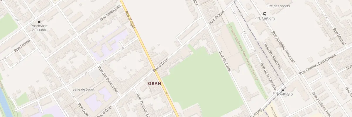 Plan du 150 Rue d’Oran à Roubaix