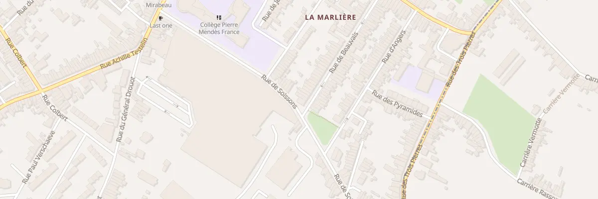 Plan du 72 Rue de Beauvais à Tourcoing