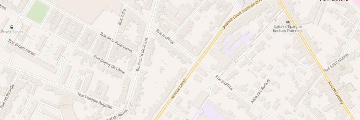 Plan du 226 Rue Jouffroy à Roubaix