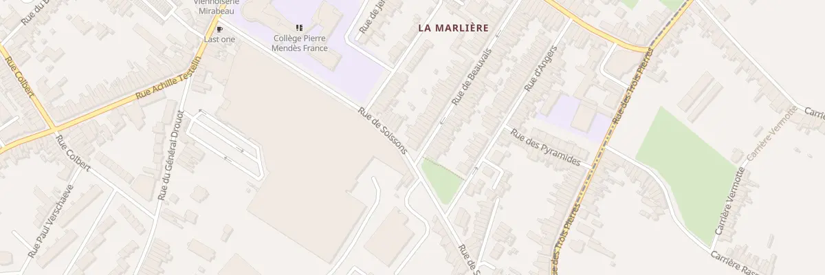 Plan du 70 Rue de Beauvais à Tourcoing