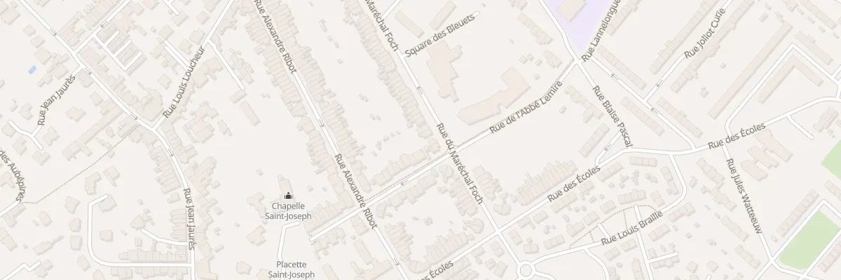Plan du 23 Rue du Marechal Foch à Hem