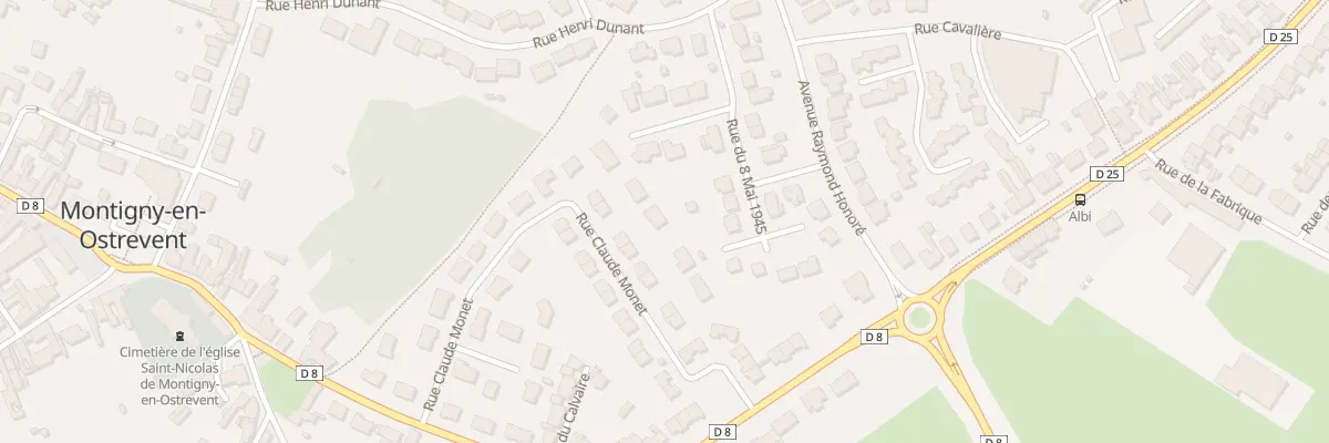 Plan du 176 Rue Claude Monet à Montigny-en-Ostrevent