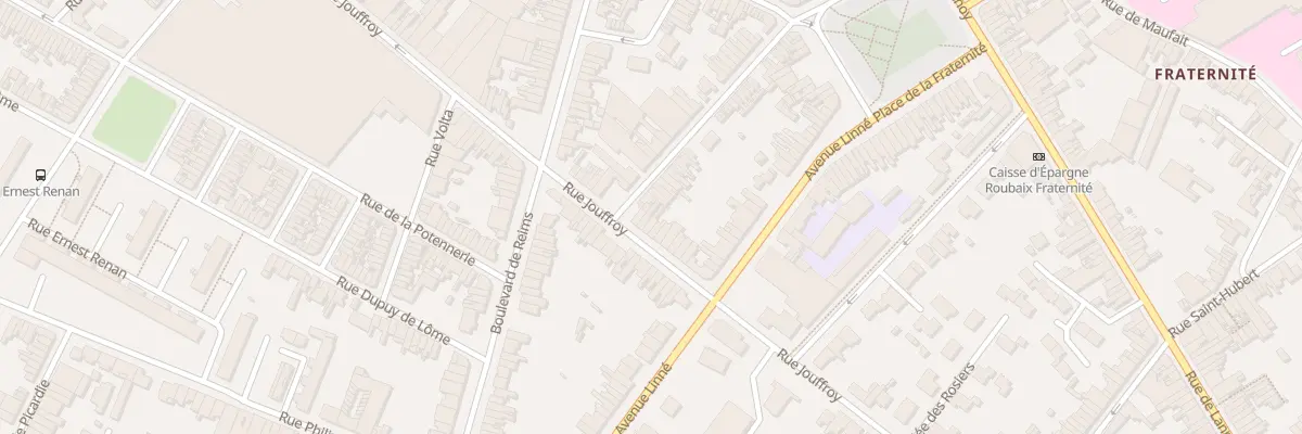 Plan du 213 Rue Jouffroy à Roubaix