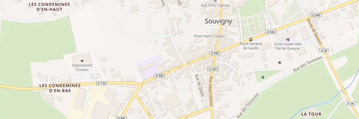 Plan du 22 Rue de la Verrerie à Souvigny