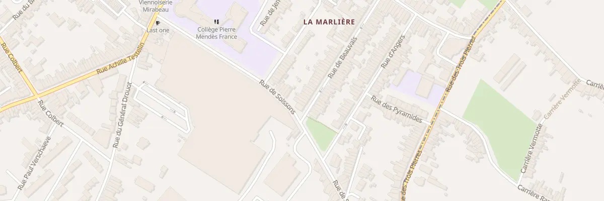 Plan du 68 Rue de Beauvais à Tourcoing