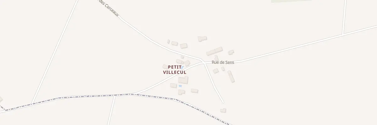 Plan du 1 Che des Cerceaux à Collemiers