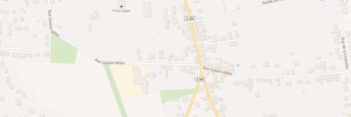 Plan du 18 Rue Gaston Millet à Flavy-le-Martel