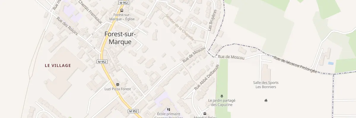 Plan du 15 Rue de Moscou à Forest-sur-Marque
