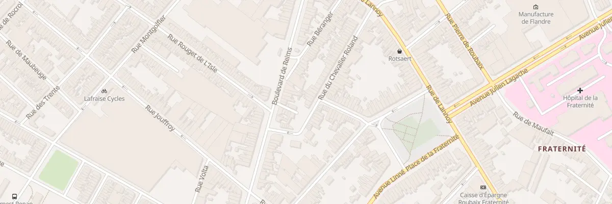 Plan du 60 Rue du Chevalier Roland à Roubaix